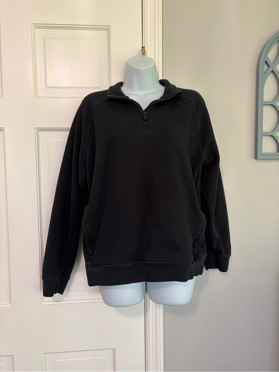 Fabletics Tops - Fabletics Black Quarter-Zip Pullover Sweatshirt